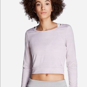 Danskin Women’s Long Sleeve Crop Top